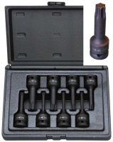 DELTACH Jeu De Poussoirs Torx 1/2", 8 Pièces