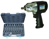 STEINER 1/2" (12.5mm) Pneumatic Impact Wrench (sr5290) With Power Sockets