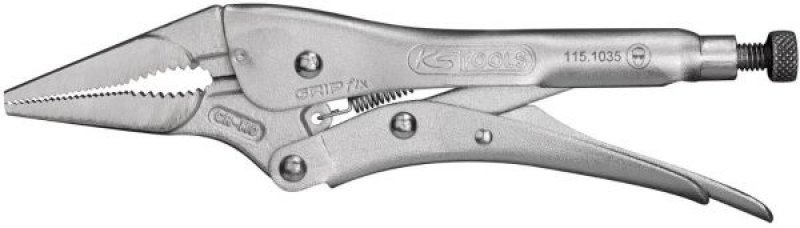 KS-TOOLS Vise Grip Lange Bek Tang, 150mm
