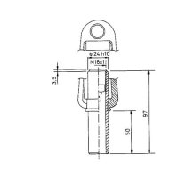 AEB Support De Toit Pour Feu Clignotant