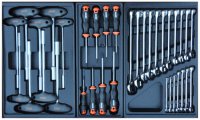 CUSTOR Chariot à Outils King Size, 5 Tiroirs Remplis, 22 Modules