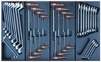CUSTOR Chariot à Outils King Size, 5 Tiroirs Remplis, 22 Modules