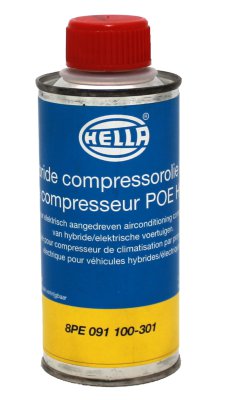 HELLA Huile Pour Compresseur Poe/hybride 250 Ml
