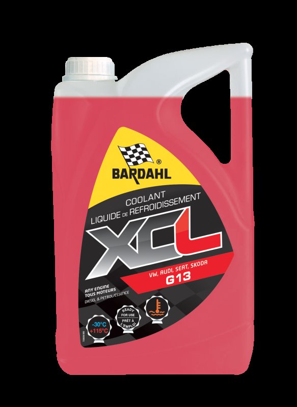 BARDAHL Xcl Roze Koelvloeistof G13,tl-774j, -30°c, 5l