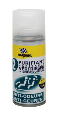 BARDAHL Vehicle Interior Freshener, Anti-odor 2, 125ml