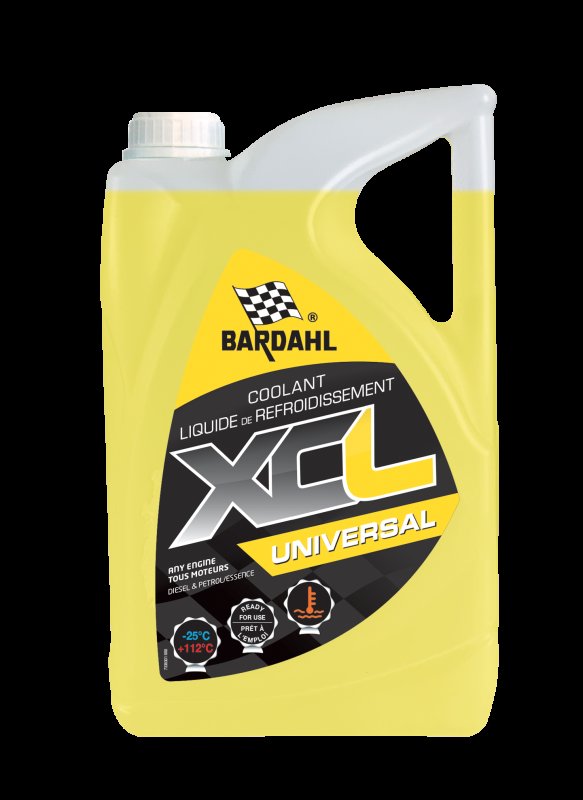 BARDAHL Xcl Universele Koelvloeistof Geel -25°c, 5l