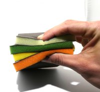 SIA ABRASIVES Siasponge Flex Pad Medium Orange, 98x120mm(10st)