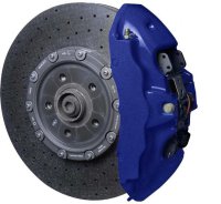 FOLIATEC Brake Caliper Paint, Performance Blue Metallic, 3 Comp.