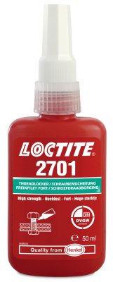 LOCTITE 2701 Fluo Schroefdraadborgmiddel Groen, 50ml