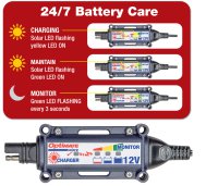 Contrôleur Solaire OPTIMATE 5a Max Avec Panneau Solaire 60w