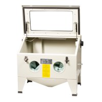 ZION AIR Sandblasting Cabinet 190 Liter With Front Cover On Low Legs
