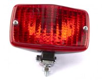 HELLA Red Foot-mounted taillight, 124x74x66mm