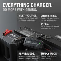 NOCO Genius 10 Chargeur De Batterie 6/12v - 10a