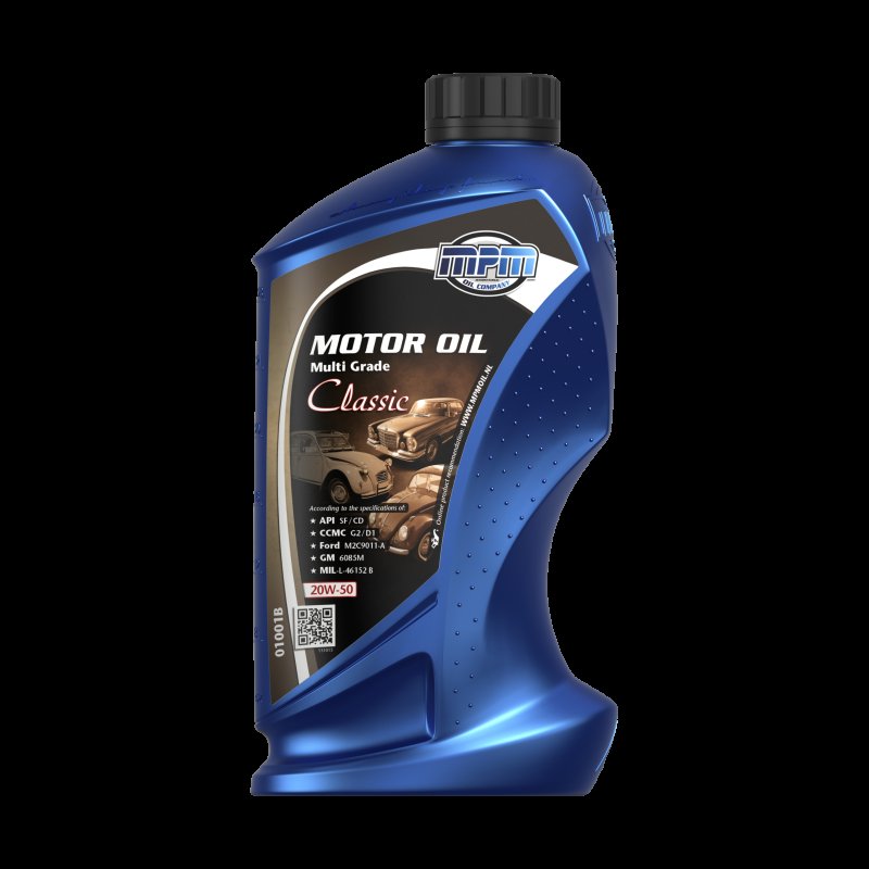 MPM Motorolie Multigrade 20w-50 Classic, 1l