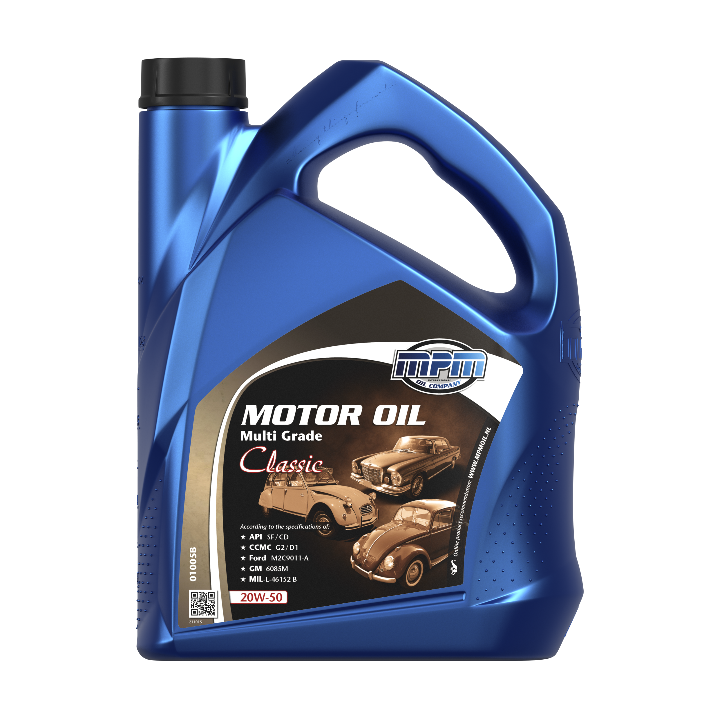 MPM Motorolie Multigrade 20w-50 Classic, 5l
