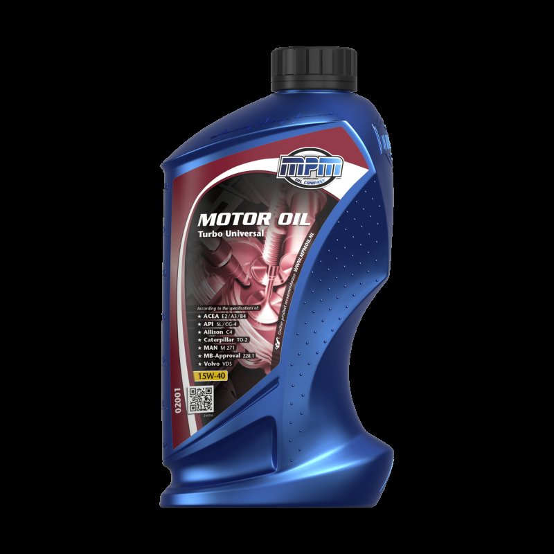 MPM Motorolie Turbo Universal 15w-40, 1l