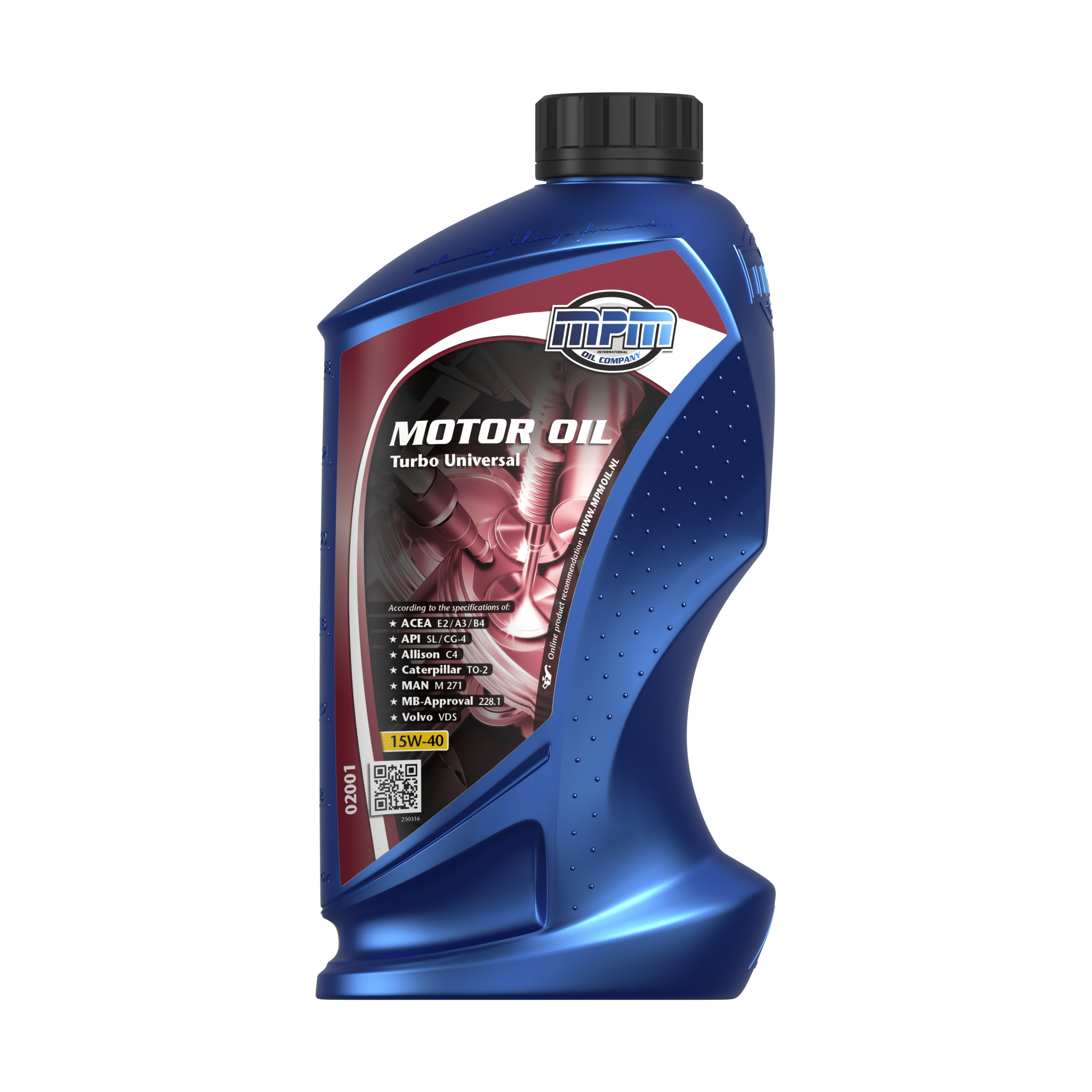 MPM Motorolie Turbo Universal 15w-40, 1l
