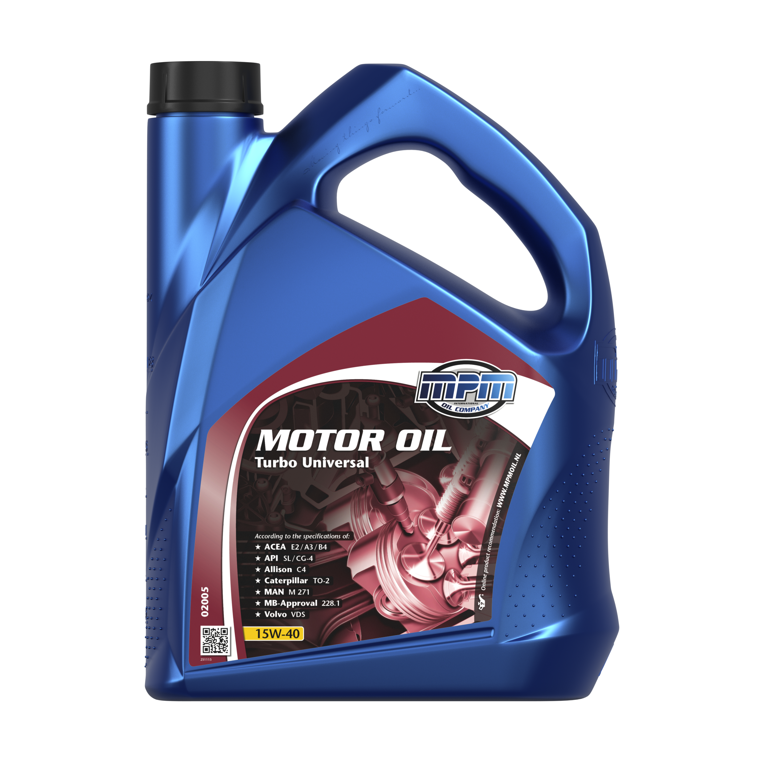 MPM Motorolie Turbo Universal 15w-40, 5l