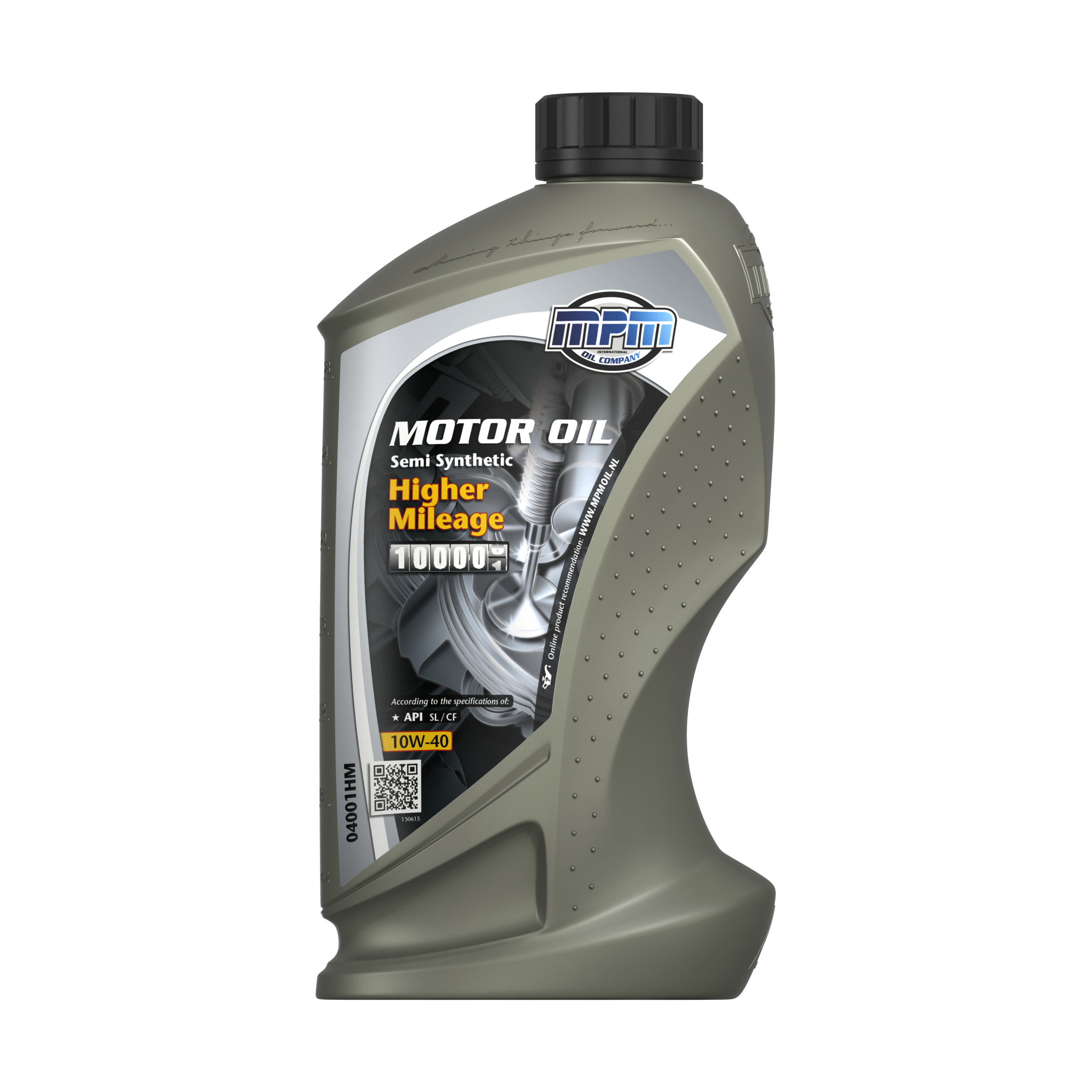 MPM Motorolie 10w-40 Semi Synthetic Higher Mileage, 1l