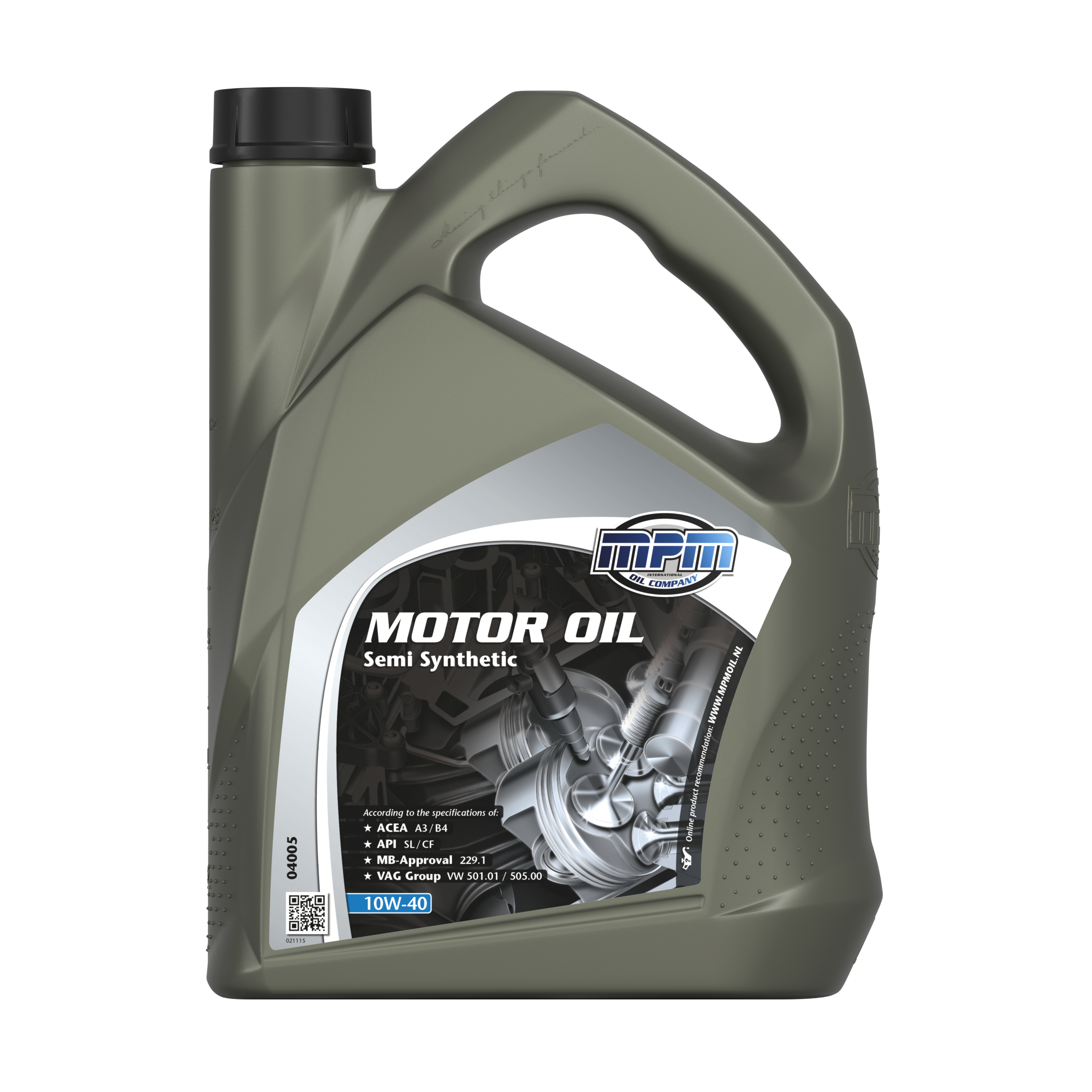 MPM Motorolie 10w-40 Semi Synthetic, 5l
