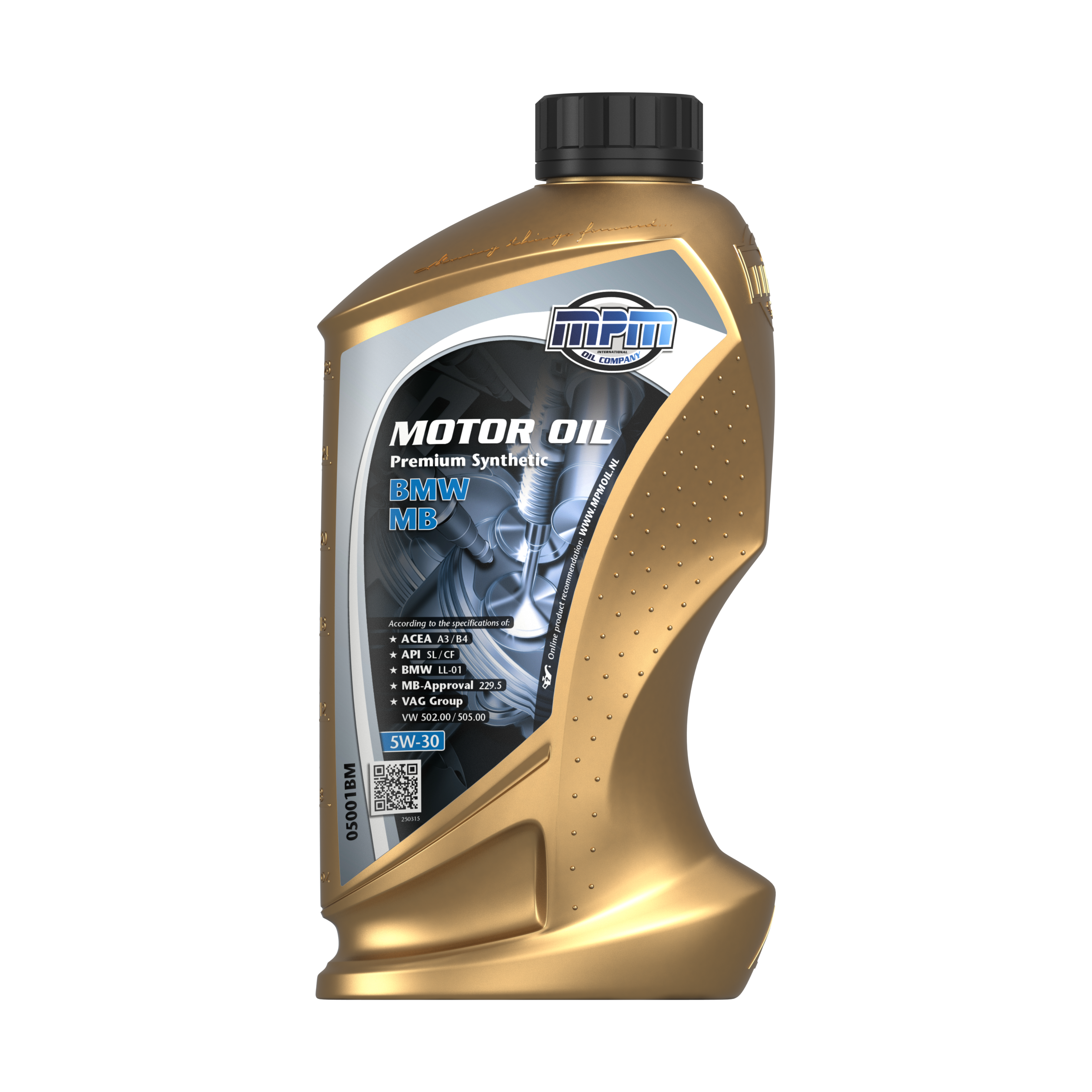 MPM Motorolie 5w-30 Premium Synthetic Bmw / Mb, 1l