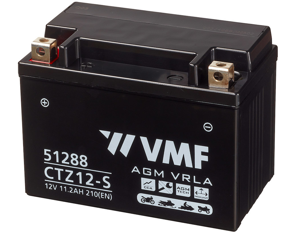 VMF Accu Moto/scooter 12v 11 Ah 210 En | + Links |