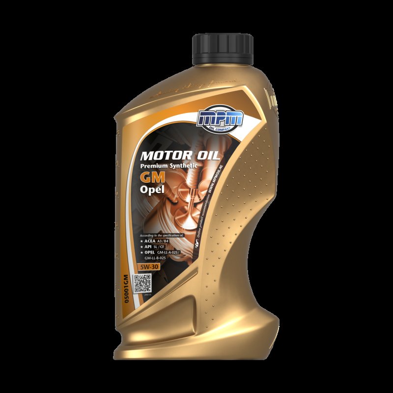 MPM Motorolie 5w-30 Premium Synthetic Opel/gm Longlife Oil, 1l