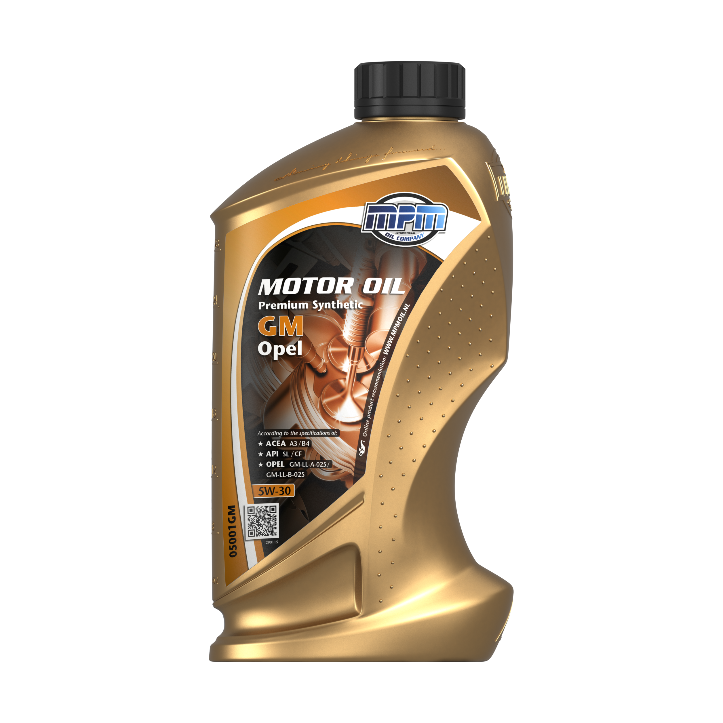MPM Motorolie 5w-30 Premium Synthetic Opel/gm Longlife Oil, 1l