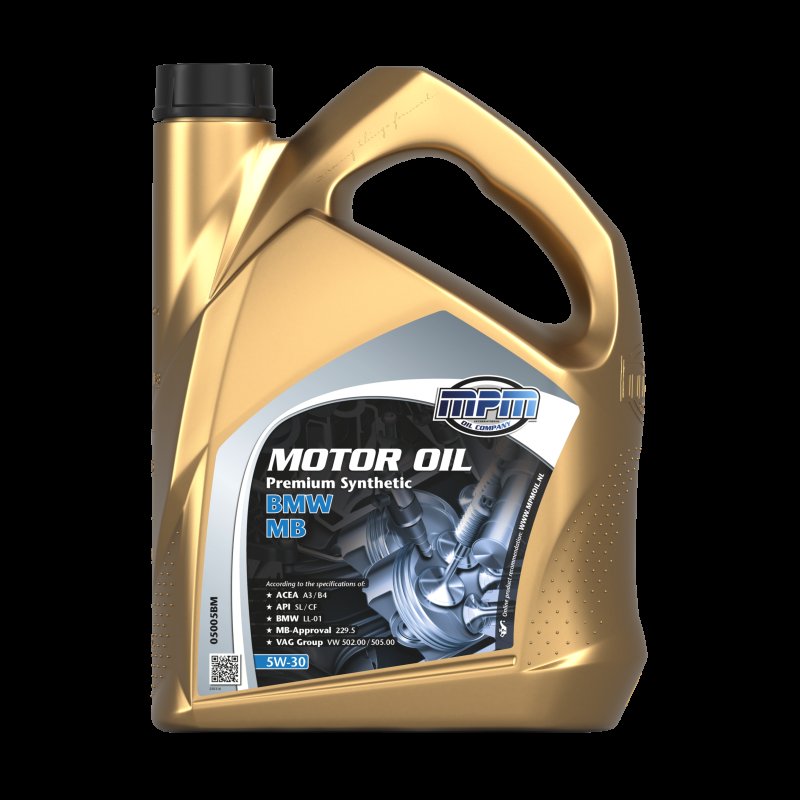 MPM Motorolie 5w-30 Premium Synthetic Bmw / Mb, 5l
