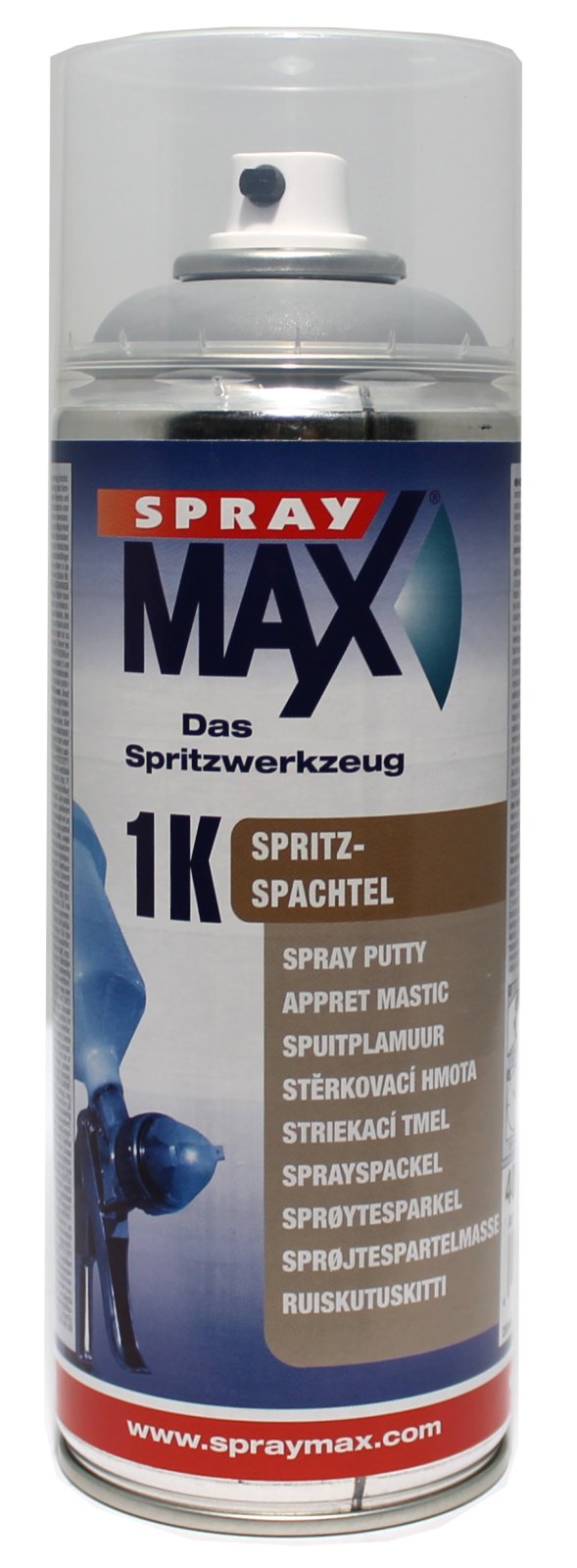 Spray putty
