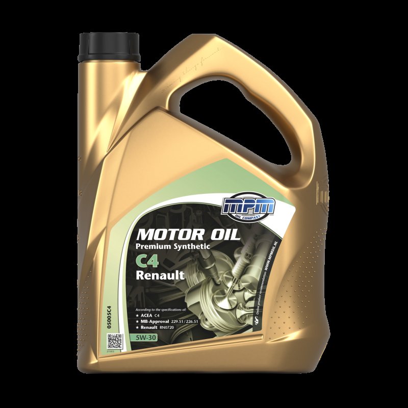 MPM Motorolie 5w-30 Premium Synthetic C4, 5l