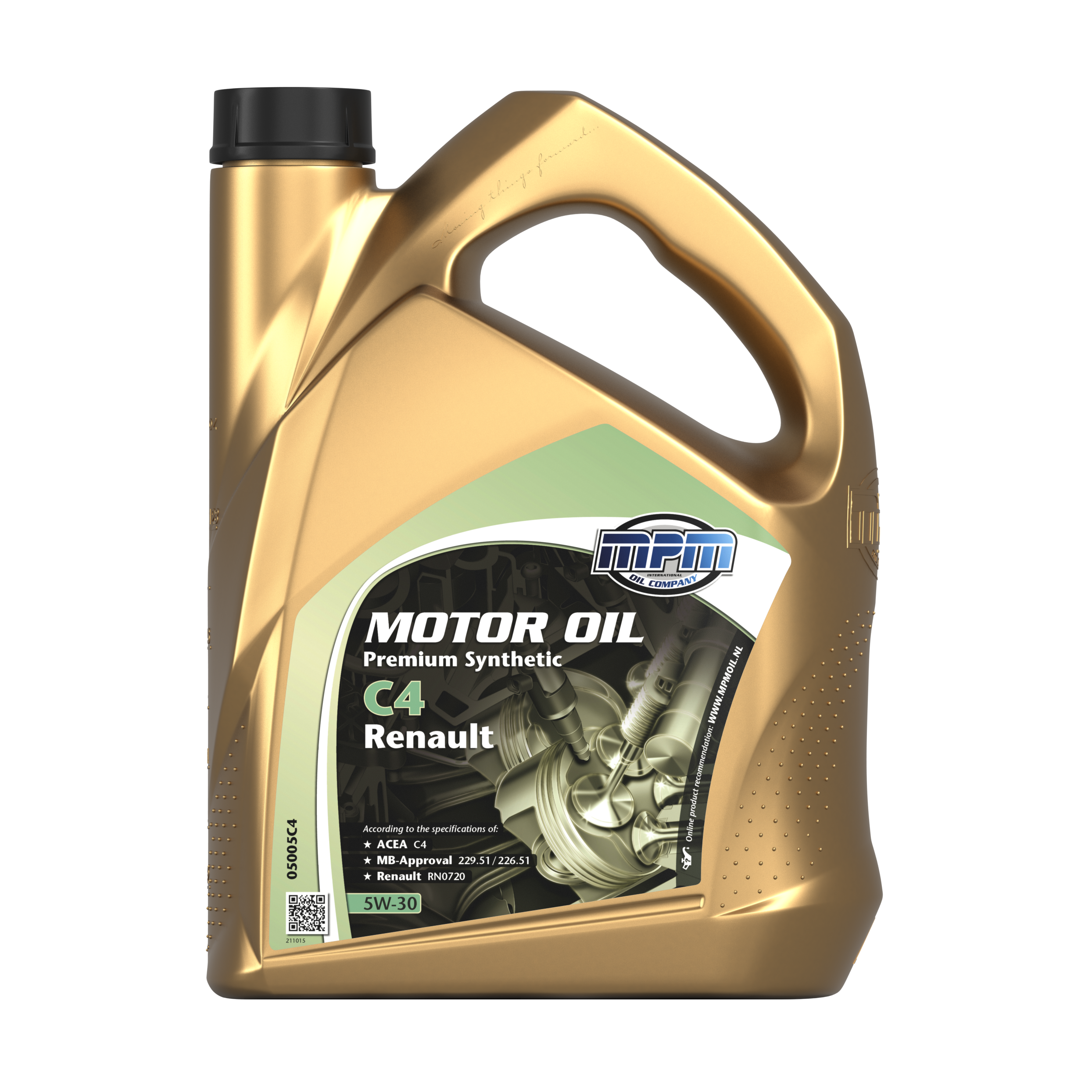 MPM Motorolie 5w-30 Premium Synthetic C4, 5l