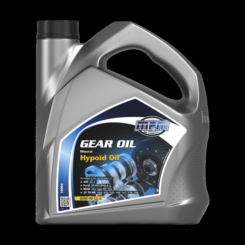MPM Minerale Transmissieolie Sae 80w-90 Gl-5, 4l