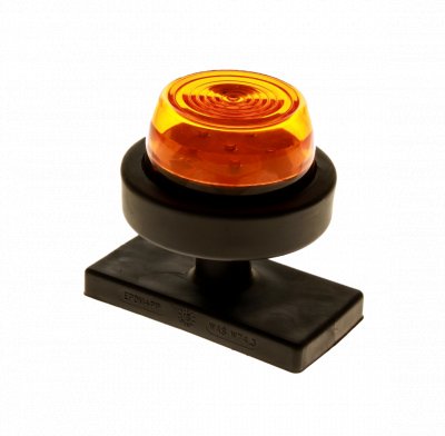 AEB Feu De Balisage à Led Orange, 12/24v, Rond 78mm