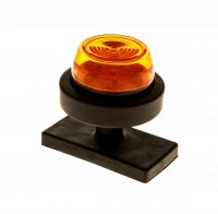 AEB Feu De Balisage à Led Orange, 12/24v, Rond 78mm