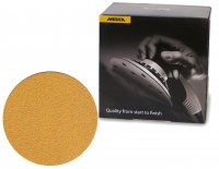 Disques à Poncer MIRKA Gold Ø77 Mm Velcro, 0 Trous, P180 (50pcs)