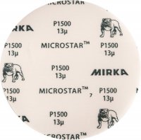 MIRKA Microstar Sanding Disc Ø77 Mm Velcro, 0 Holes, P2000 (50pcs)