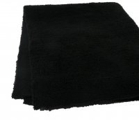 BPB CHEMICALS Microfiber Cloth Without Zoom, Black, 420/gm² (40x40cm)