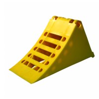 Cale De Roue Plastique Jaune, L38xb16xh20cm