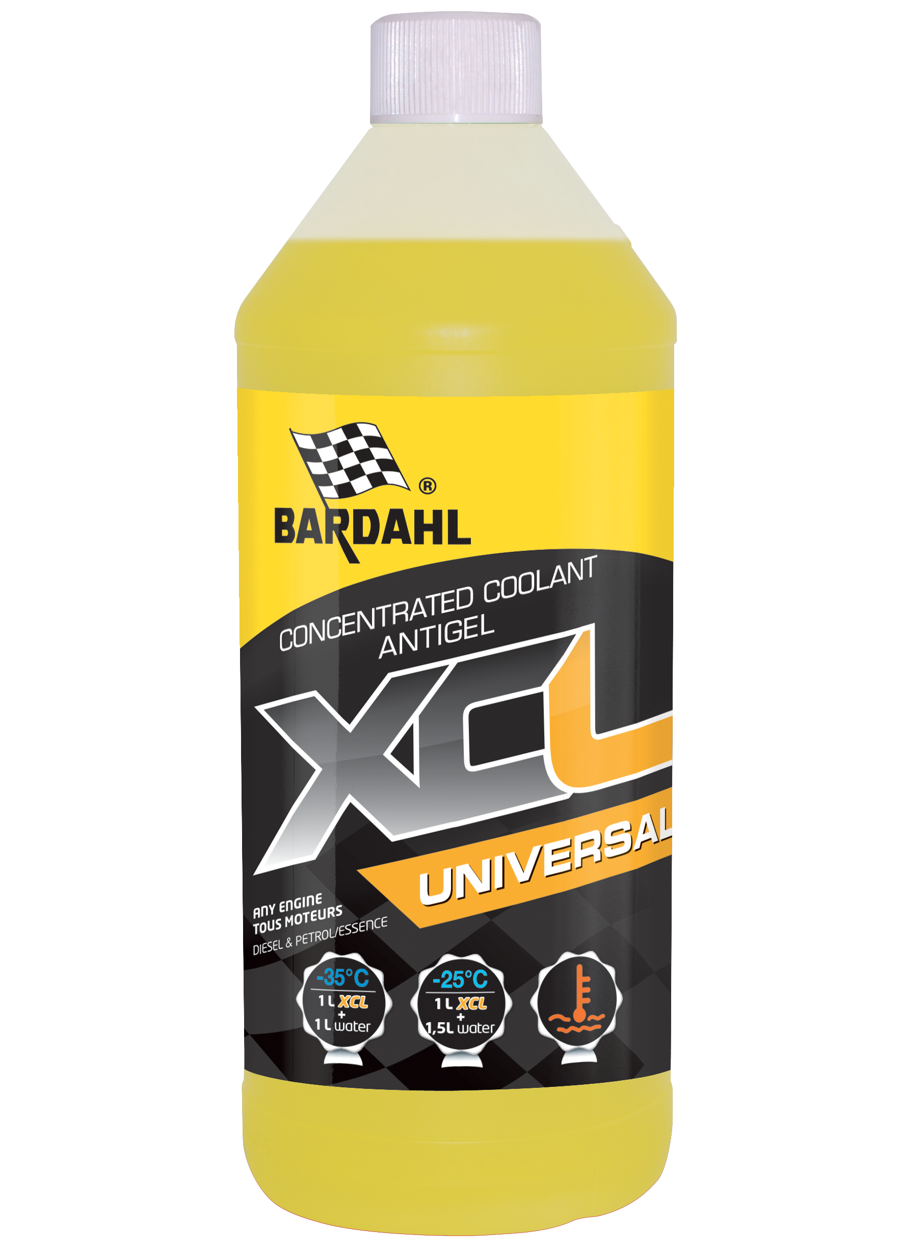 BARDAHL Antigel Jaune Universel, 1l