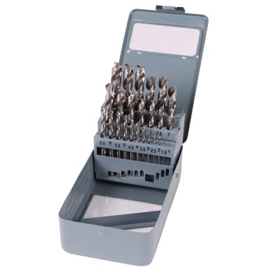 XPTOOLS Hss Metal Drill Bits Set Split Point Up To 13mm, 25 Pieces