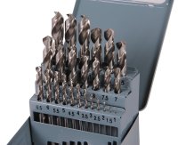 XPTOOLS Hss Metal Drill Bits Set Split Point Up To 13mm, 25 Pieces