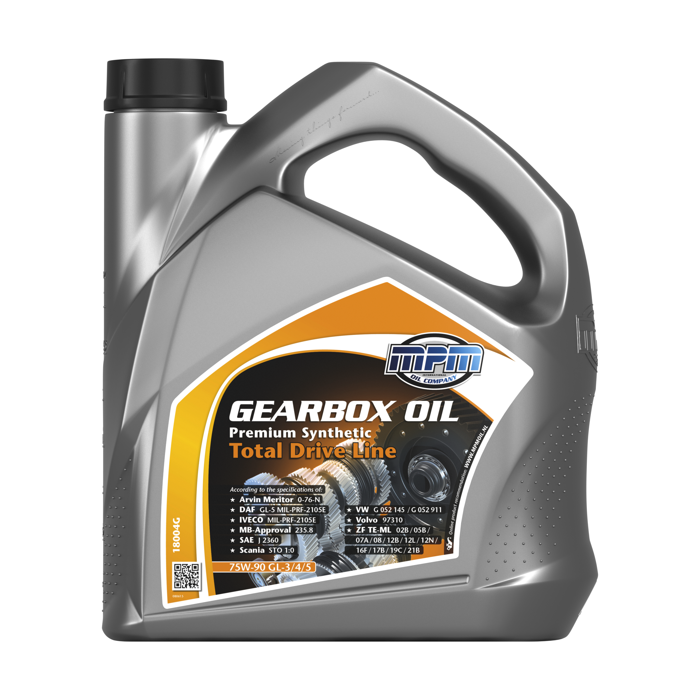 MPM Premium Synthetische Transmissieolie Sae 75w-90 Gl-3/4/5, 4l