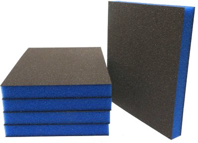 SIA ABRASIVES Siasponge Flex Pad Ultra Fine Blue, 98x120mm (10pcs)