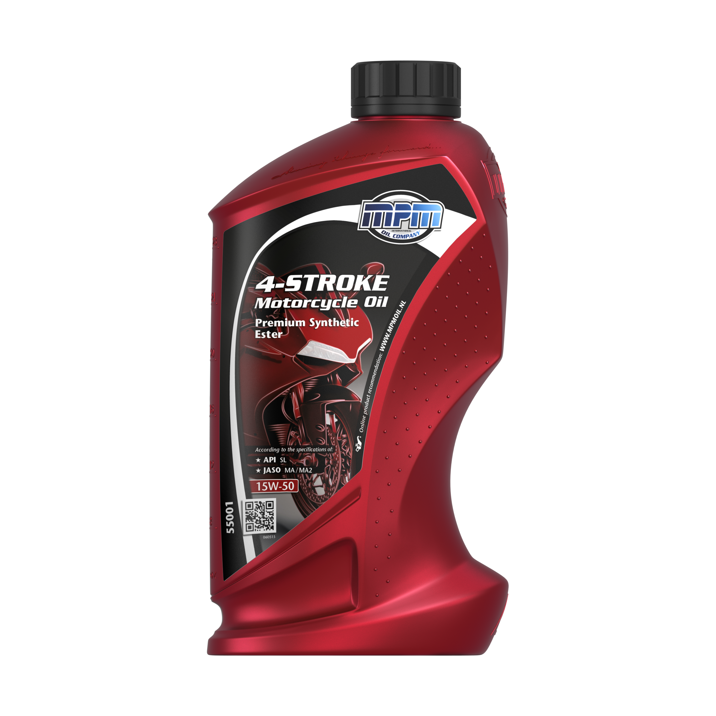 MPM 4-takt Premium Synthetische Motorfietsolie 15w-50, 1l