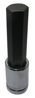 CUSTOR 1/2" (12,5mm) Inbus Bit Dop 8mm, 100mm Lang