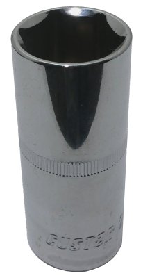CUSTOR 1/2" (12,5mm) Zeskant Dop 11mm, 77mm Lang