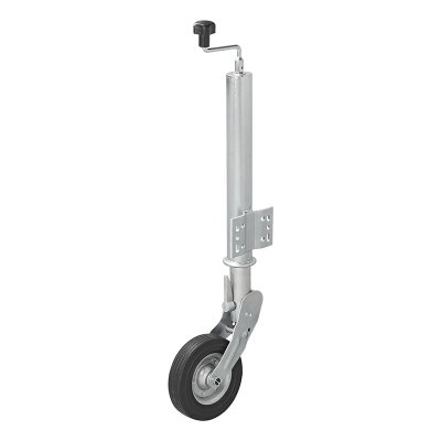 PROPLUS Roue à Nez Pliable 60mm Roue Métallique Avec Pneu Caoutchouc (200x60mm)