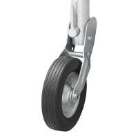 PROPLUS Folding Nose Wheel 60mm Rim Metal With Rubber Strap (200x60mm)