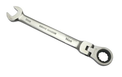 CUSTOR Flexible Insert Ring Ratchet Wrench, 10mm